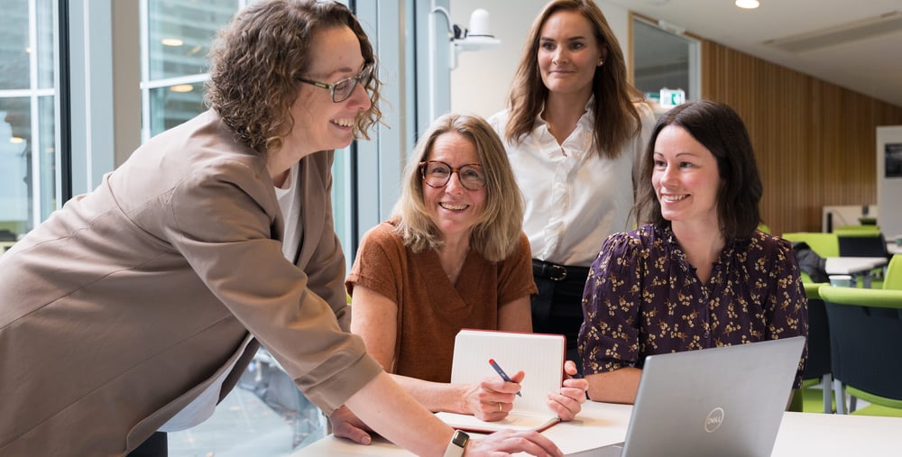 Marina Heiden, Camilla Zetterberg, Sophie Pagard och Malin Svensson.