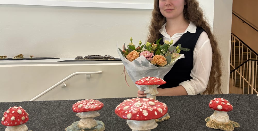 konststudenten Emma Johansson.