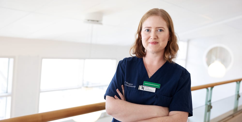 Evelina Eriksson, undersköterska Bollnäs sjukhus och ambassadör för Gävleborgskraften