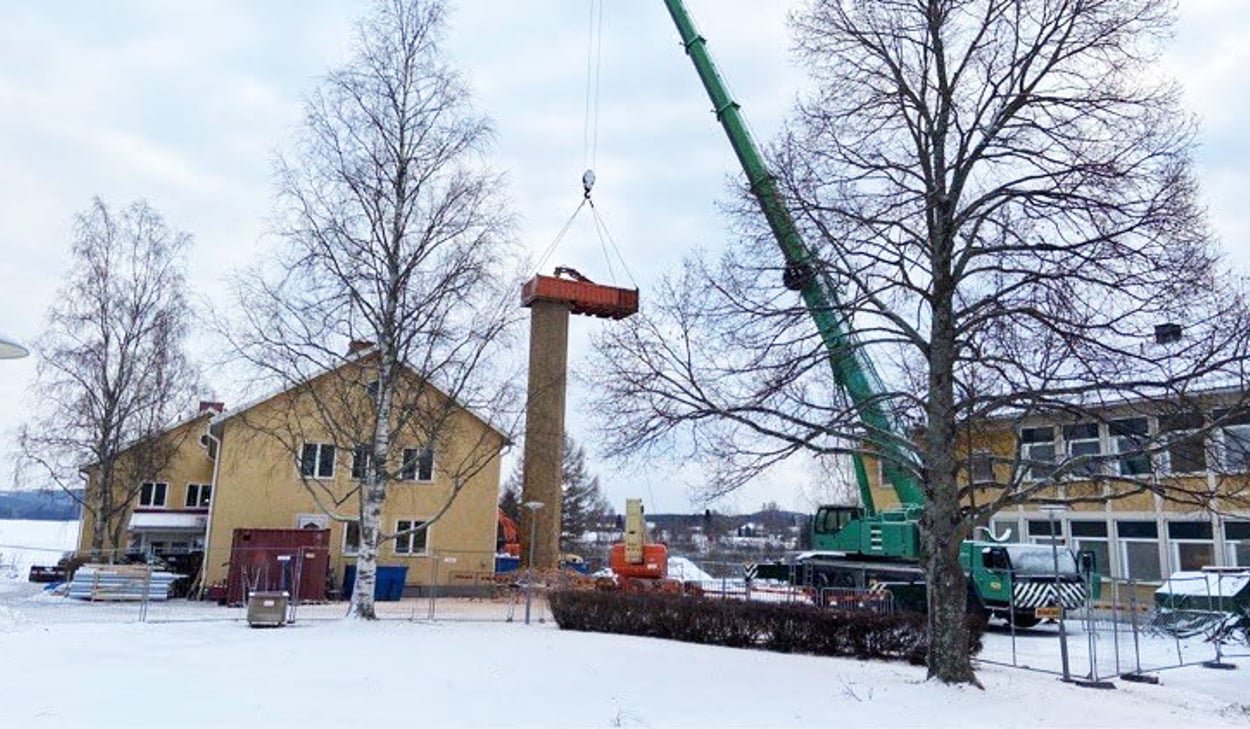 Exteriörbild på Bollnäs folkhögskola
