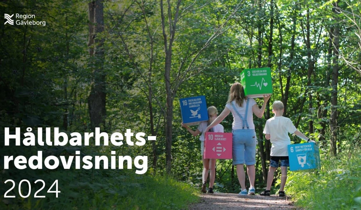 Framsida hållbarhetsredovisning 2024.