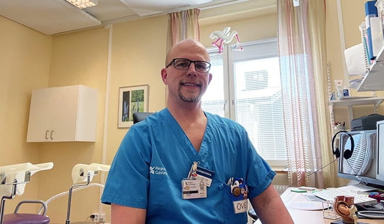 Porträtt på Ove Demander