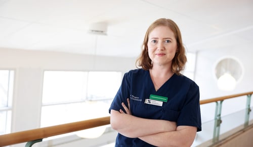 Evelina Eriksson, undersköterska Bollnäs sjukhus och ambassadör för Gävleborgskraften