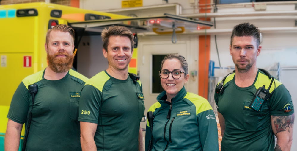 Andreas Färnstedt, sjuksköterska
Daniel Björkman, ambulanssjuksköterska
Sofie Smedberg, sjuksköterska
Christian Westman, sjuksköterska