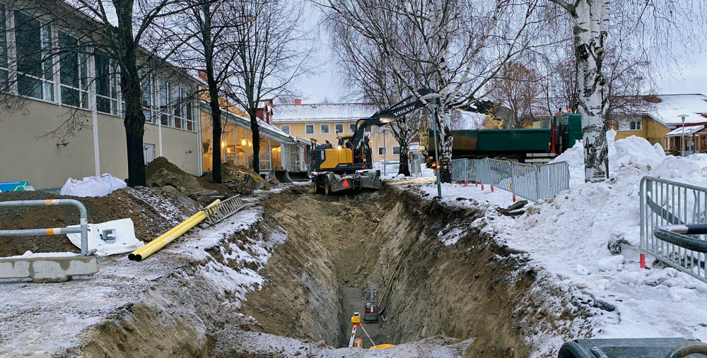 Exteriörbild på Bollnäs folkhögskoa