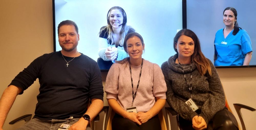 Region Gävleborg har nu utbildat fem tobaksavvänjare. Bilden är från sista tillfället.