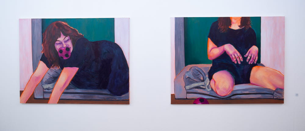 Konstverk Maria Jansson Bad dog Rotten bitch