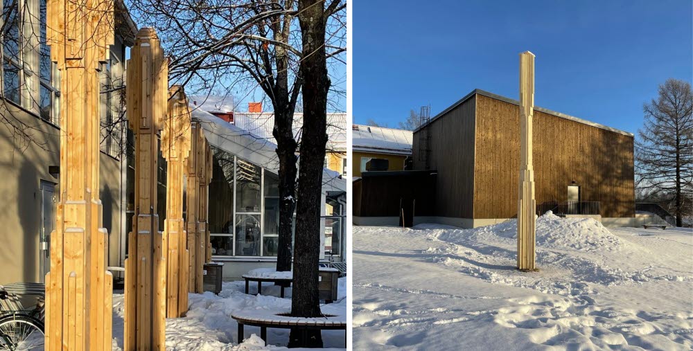 Detaljbild från Linnea Rygaards gestaltning ”Wuthering Heights”