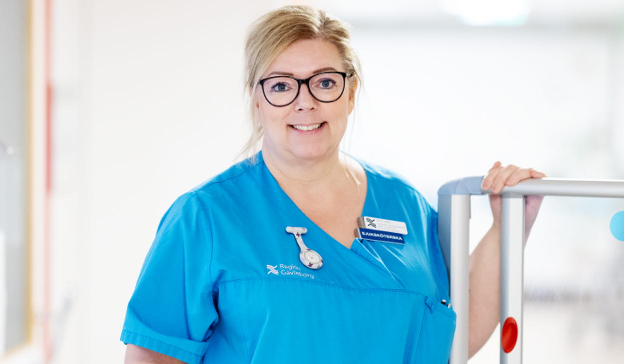 Ann-Sofie Johansson, barnsjuksköterska och ambassadör Gävleborgskraften